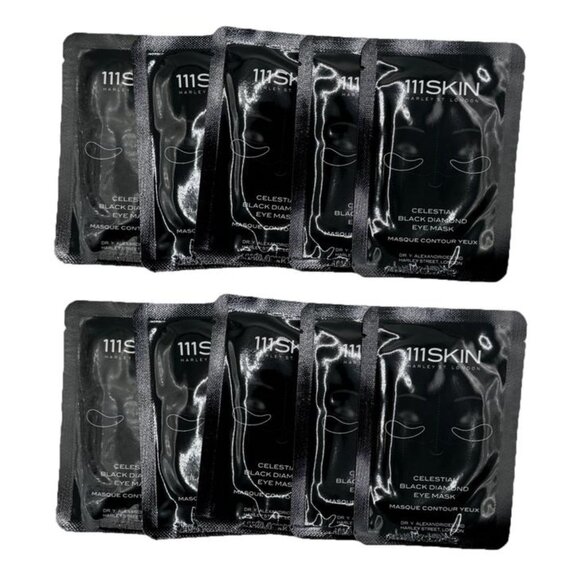 10X 111Skin Celestial Black Diamond Eye Mask 6 ml / .2 oz Each - Picture 1 of 3